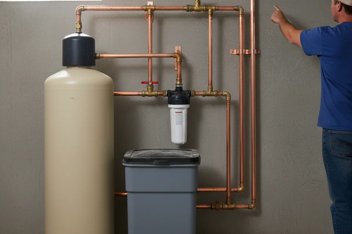 Whole-house water treatment system installed in Huntington Beach